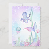 Invitation anniversaire sur le thème nautique. (Dos)