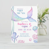 Invitation anniversaire sur le thème nautique. (Debout devant)