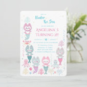 Invitation anniversaire sur le thème nautique. (Debout devant)