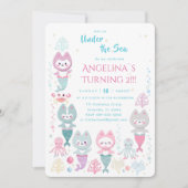 Invitation anniversaire sur le thème nautique. (Devant)