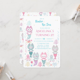 Invitation anniversaire sur le thème nautique.