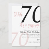 Invitation Anniversaire Surprise N'Importe Quel Âg (Devant)