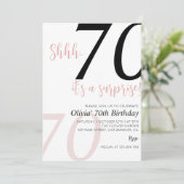 Invitation Anniversaire Surprise N'Importe Quel Âg (Debout devant)