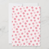 Invitation Anniversaire Sweet sixteen de la Bow rose rousse (Dos)