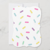 Invitation Anniversaire Sweets Sprinkles (Dos)