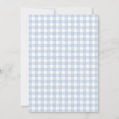 Invitation Anniversaire Teddy Bear Blue Balloon (Dos)