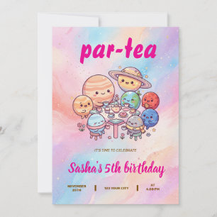 Invitation Anniversaire Thème Dessin Animé Enfants
