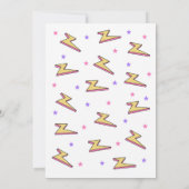 Invitation Anniversaire Thème Rétro Roller Skate 80s 90s (Dos)