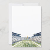 Invitation Anniversaire Touchdown de Football (Dos)