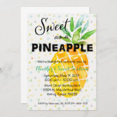 Invitation Anniversaire tropical de Luau (Devant / Derrière)