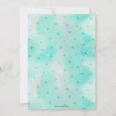 Invitation Anniversaire tropical | Flamant rose et points | I (Dos)