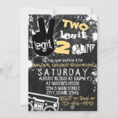 Invitation Anniversaire TWO Legit (Devant)