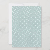 Invitation Anniversaire vintage pastel bleu (Dos)