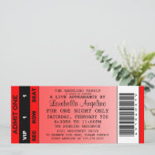 Invitation Anniversaire VIP (Rouge) (Debout devant)