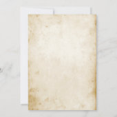 Invitation Anniversaire Western Cowboy Wild West (Dos)