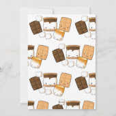 Invitation Anniversaires plus amusants avec les amis marshmal (Dos)