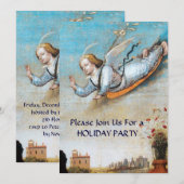 INVITATION ANNONCE ANGEL CHRISTMAS PARTY (Devant / Derrière)