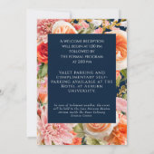 Invitation Annonce commémorative des funérailles florales de  (Dos)