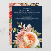 Invitation Annonce commémorative des funérailles florales de  (Devant / Derrière)