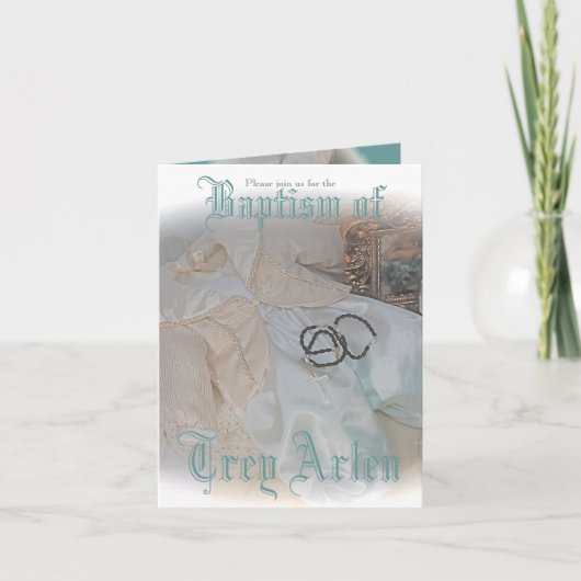 Invitation Annonce de baptême (Devant)