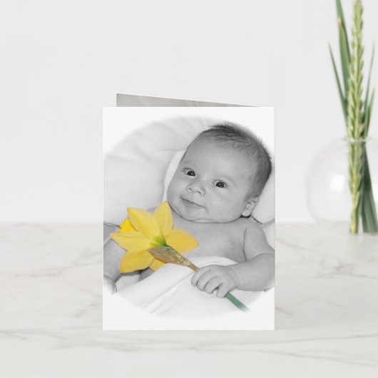 Invitation Annonce de baptême (Dos)