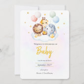 Invitation Annonce de bébé en route (Devant)