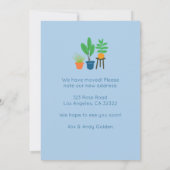 Invitation Annonce de déménagement Adresse Cute Living Room C (Dos)