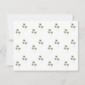 Invitation Annonce de déménagement aux palmiers côtiers (Dos)