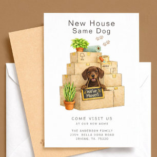 Invitation Annonce de déménagement de maison de Lab au Chocol