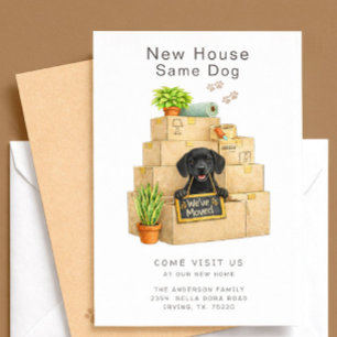 Invitation Annonce de déménagement de nouvelle maison de Labr
