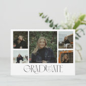 Invitation Annonce de diplômé 2023 multi photo   (Debout devant)