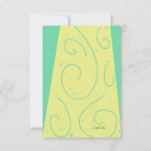 Invitation Annonce de fiançailles pour un couple indien (Dos)