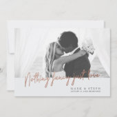 Invitation Annonce de Fiançailles Simplement Amour (Devant)