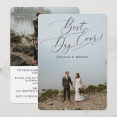 Invitation Annonce de fuite amoureuse du plus beau jour (Devant / Derrière)