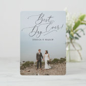 Invitation Annonce de fuite amoureuse du plus beau jour (Debout devant)