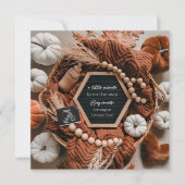 Invitation Annonce de grossesse automnale mignonne (Devant)