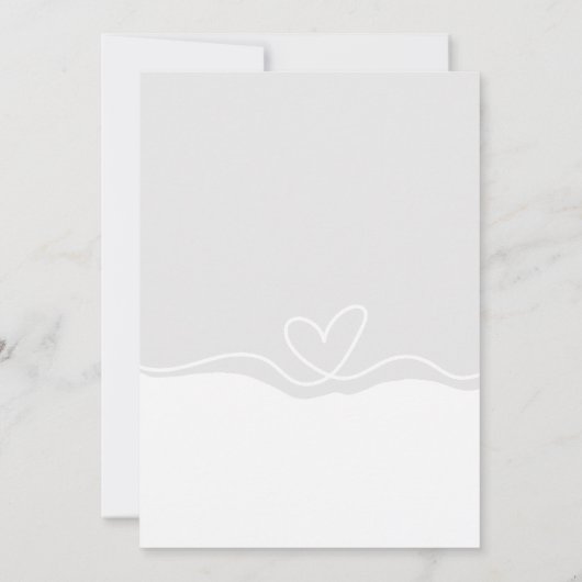 Invitation Annonce de grossesse aux grands-parents par échogr (Dos)