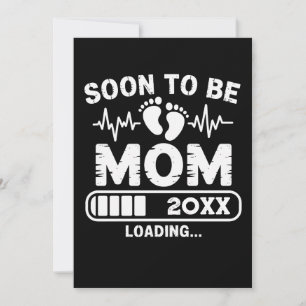 Invitation Annonce de grossesse bébé personnalisée future mam