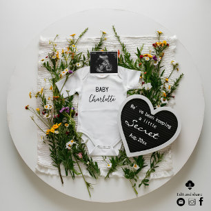Invitation Annonce de grossesse de fleur sauvage de printemps
