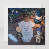 Invitation Annonce de grossesse Halloween adorable (Devant)