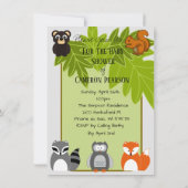 Invitation Annonce de grossesse/Invitation à une fête de bébé (Dos)