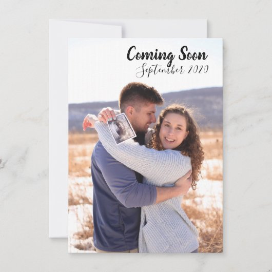 Invitation Annonce de grossesse/Invitation à une fête de bébé (Devant)