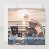 Invitation Annonce de grossesse numérique simple et charmante (Devant)