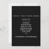 Invitation annonce de journée portes ouvertes (Dos)