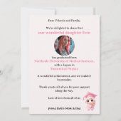 Invitation 🎓Annonce de la remise des diplômes de Chibi Bloss (Dos)