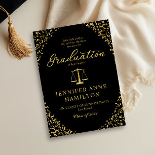 Invitation Annonce de la remise des diplômes de droit par les