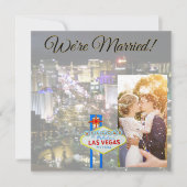Invitation Annonce de mariage à Las Vegas (Devant)