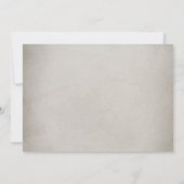 Invitation Annonce de mariage ancien journal Save the Date (Dos)