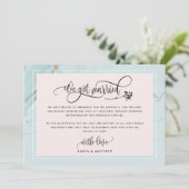 Invitation Annonce de mariage / Fuite Mariage "Mariés" (Debout devant)