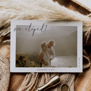 Invitation Annonce de Mariage Intime Minimaliste